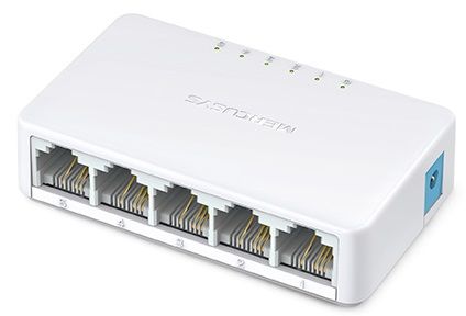 Комутатор MERCUSYS M105 5xFE некерований
