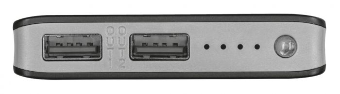 Портативний зарядний пристрій Trust Primo Thin 10000 mAh BLACK