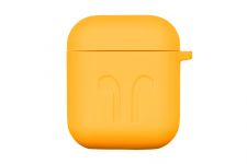 Чохол 2Е для Apple AirPods, Pure Color Silicone Imprint (1.5mm), Yellow