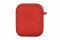 Чохол 2Е для Apple AirPods, Pure Color Silicone Imprint (1.5mm), Rose red