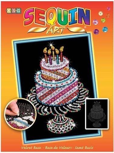 Набір для творчості Sequin Art ORANGE Святковий торт SA1506