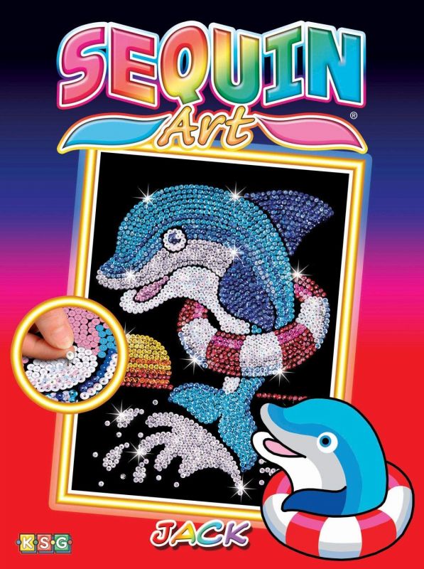 Набір для творчості Sequin Art RED Дельфін Джек SA1304