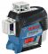 Нівелір лазерний Bosch GLL 3-80 CG, BM 1 + L-Boxx, ± 0.3 мм/м, до 30 м з приймачем 120м, 0.82 кг