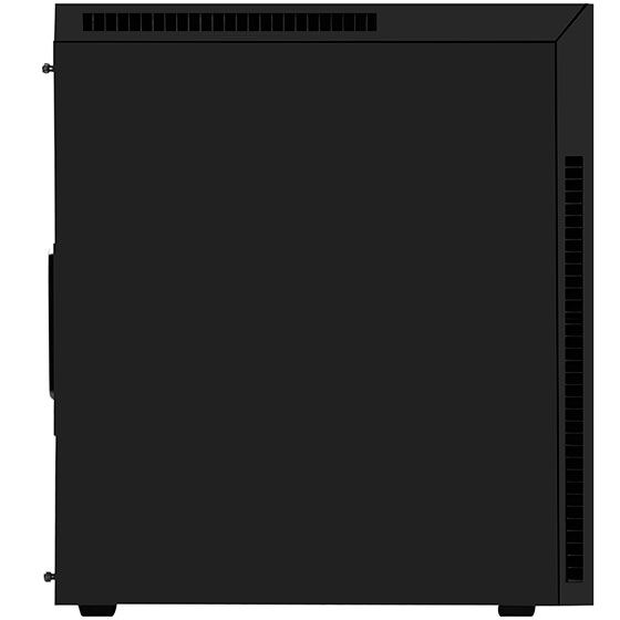 Корпус SilverStone KUBLAI KL07B,MidT, USB3.0x2, Type-Cx1, 3x140мм, шумоізоляція, без БЖ, чорний