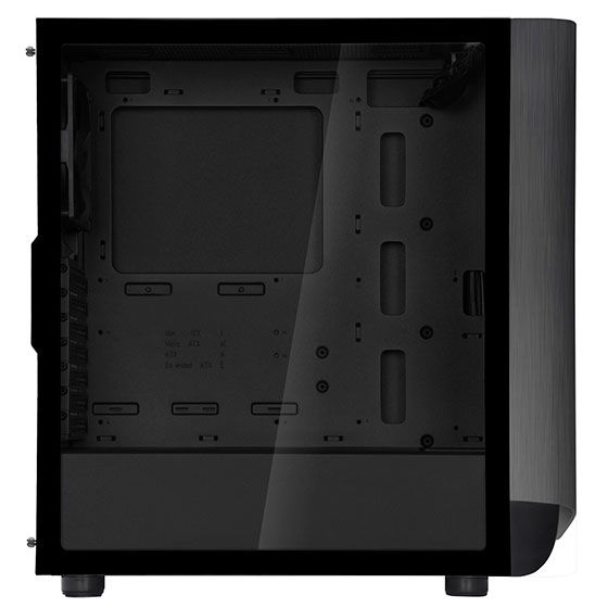 Корпус SilverStone SETA SEA1TB-G, без БЖ, 2xUSB3.0, 1x Type C, 2x200mm Black fan, 1x120mm Black fan, TG Panel, ATX, Aluminum, Titanium on black
