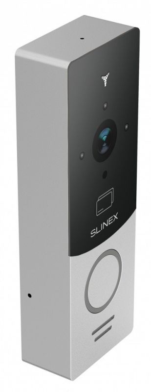 Панель виклику Slinex ML-20CRHD, персональна, 2MP, 115 градусів, безконтактна картка, сріблястий чорний