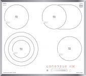 Варильна поверх. електр. Kaiser KCT6715FW - 60см/склокераміка/4 конф/сенсор/білий