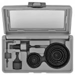 Кільцеві пили Bosch, набір 8 од (22-68 мм) з двома адаптерами