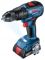 Шуруповерт-дриль Bosch GSB 18 V-50 ударний, 18V, 2х2.0 Ah, GAL 18V-20, 28/50 Нм, 460-1800 об/хв, L-Case