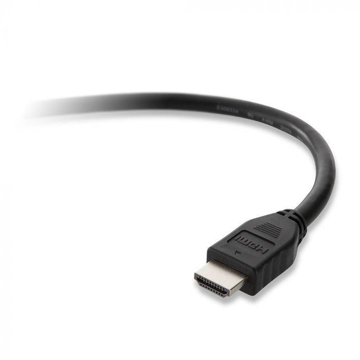 Кабель HDMI (M/M) Belkin 1.5м, High Speed Ethernet, Nickel plated, чорний