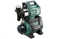 Насосна станція Metabo HWWI 3500/25 Inox, ресивер 24л, 1100 Вт, 3.5 куб/год, висота подачі 45м, всмоктування до 8м.