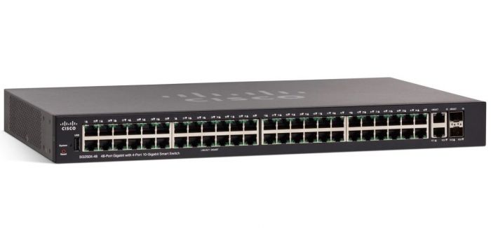 Комутатор Cisco SG250X-48 48-Port Gigabit with 4-Port 10-Gigabit Smart Switch