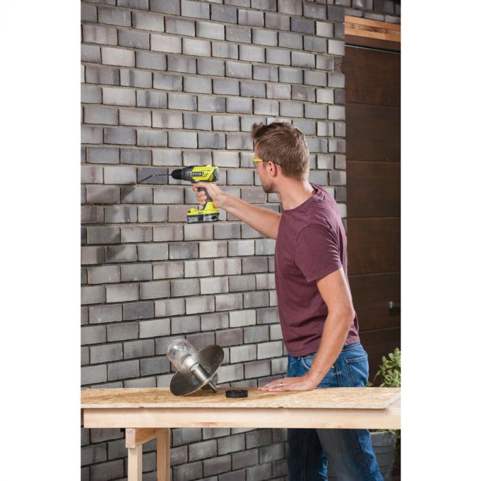 Ryobi Шуруповерт-дриль ONE+ R18PD3-0, 18В, ударний, 50 Нм, 2-шв. (без АКБ і ЗУ)