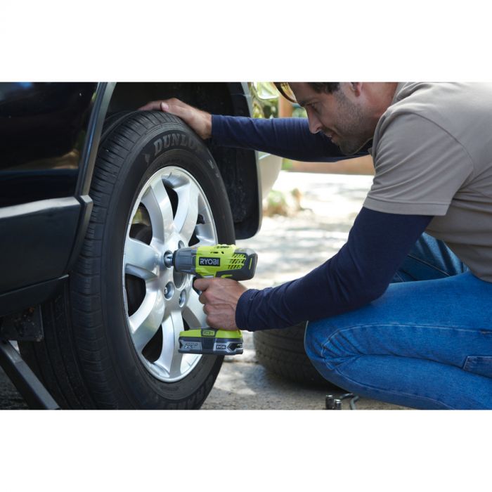 Ryobi Гайковерт ударний ONE + R18iW3-120S 18В, 1/2 '' 3-х скорост., 1x2.0 а / ч