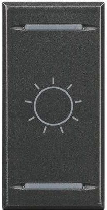 Bticino Axolute Клавіші з символами для системи авт. 2 функ. - 1 мод, лампочка, колір антрацит