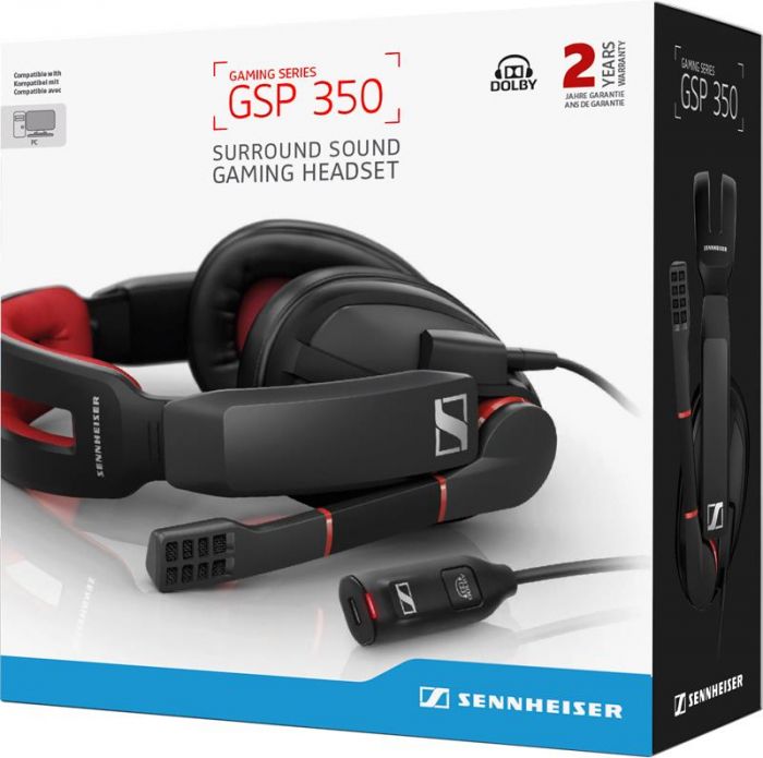Гарнітура ігрова Sennheiser GSP 350 7.1, USB