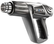 Фен будівельний GRAPHITE  2000Вт 80/600°С 350/550л·хв 0.9кг