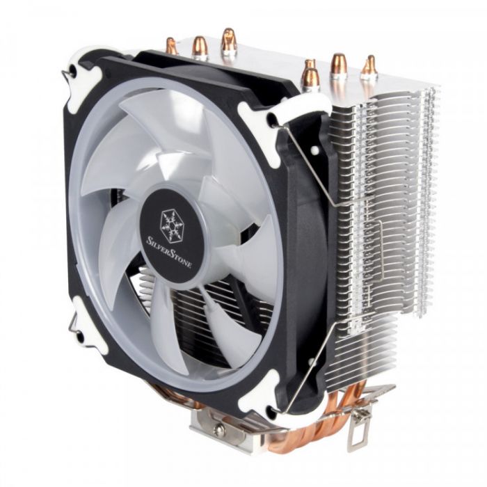 Процесорний кулер SilverStone ARGON AR12-RGB, LGA 115x,1200,1366,2011,2066,AM4,AM3(+),AM2(+),FM2,FM1 120мм,TDP 140W