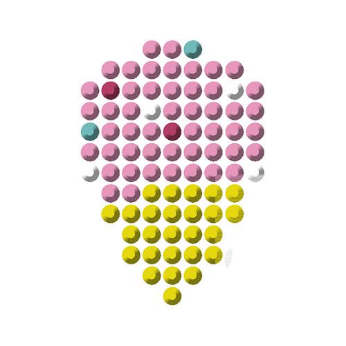 Набір для творчості Janod Наліпки Пікселі J07884