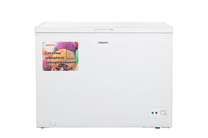 Морозильна скриня ARDESTO HA FRM-300MCH, Висота - 85см,  290л, A+, ST, Механічне керування, Білий