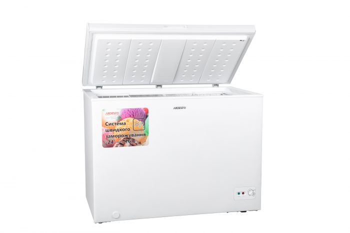 Морозильна скриня ARDESTO HA FRM-300MCH, Висота - 85см,  290л, A+, ST, Механічне керування, Білий