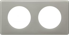 Рамка Legrand 2пост, Celiane, сірий глянець