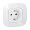 Valena Allure with NETATMO. Розумна розетка 2К+З 16А 230В. Білий