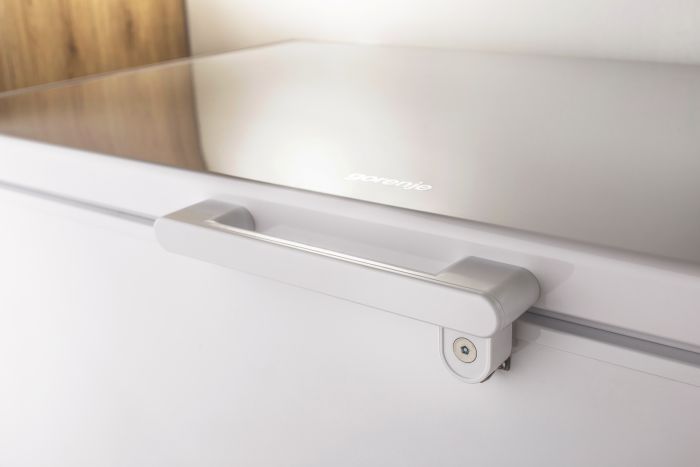 Морозильна скриня Gorenje FH301CW, Висота - 85см,  303л, А+, ST, Електр. Керув., Дисплей, Білий