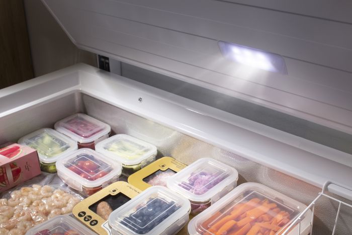 Морозильна скриня Gorenje FH301CW, Висота - 85см,  303л, А+, ST, Електр. Керув., Дисплей, Білий