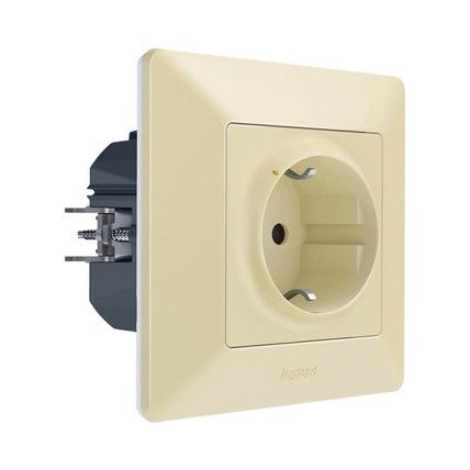 Valena Life with NETATMO. Набір упр. електроприладами(Smart-розетка+smart-вимикач). Слонова кістка