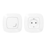 Valena Allure with NETATMO. Набір упр. електроприладами(Smart-розетка+smart-вимикач). Білий