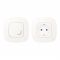 Legrand Набір упр. ел. приладами (smart-розетка + smart-вимикач) (Valena Allure with NETATMO)[Перловий]