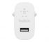 Мережевий ЗП Belkin (12W) USB-A 2.4A, white