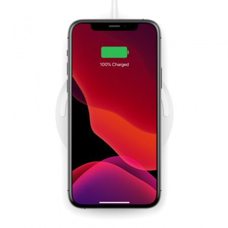 Бездротовий ЗП Belkin Pad Wireless Charging Qi, 10W, white