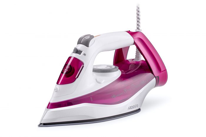 Праска Ardesto IR-C2230-BUR / 2200Вт /300мл/пар/самоочищення /антикапля /керам.под /малиновий