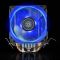 Процесорний кулер SilverStone KRYTON KR03,LGA775, 115x, 1366, 1200, FM1(2), AM3(+),AM2(+),AM4,92мм Blue LED,TDP 65W