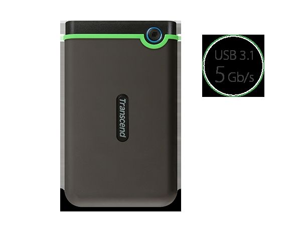 Портативний жорсткий диск Transcend 4TB USB 3.1 StoreJet 25M3 Iron Gray