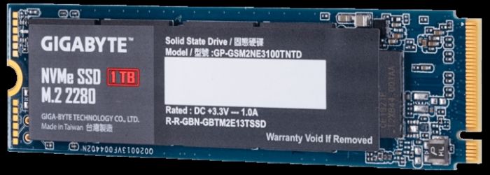 Накопичувач SSD GIGABYTE M.2 1TB PCIe 3.0