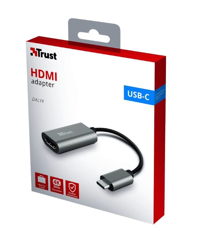Перехідник Trust Dalyx USB-C to HDMI Adapter
