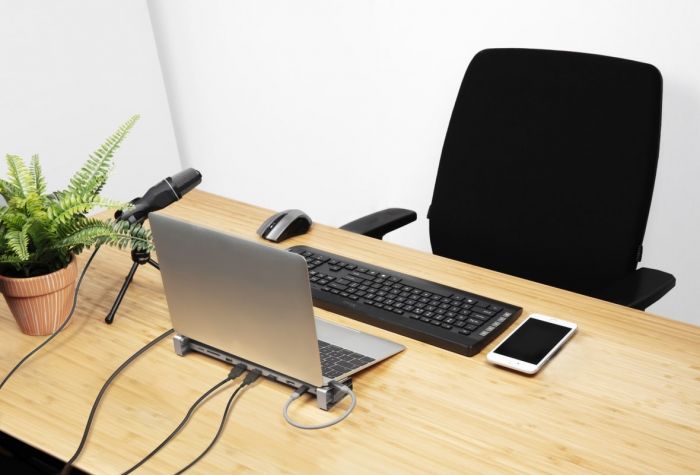 USB-хаб Trust Dalyx Aluminium 10-in-1 USB-C Multi-port Dock