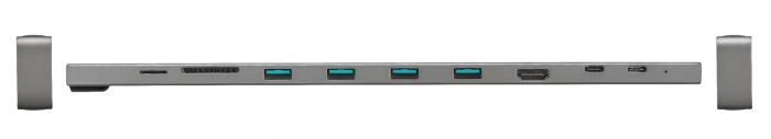 USB-хаб Trust Dalyx Aluminium 10-in-1 USB-C Multi-port Dock