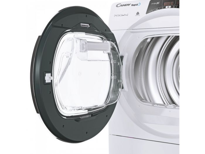 Сушильна машина Candy тепловий насос, 7кг, A+, 46,5см, дисплей, Wi-Fi + Bluetooth, білий
