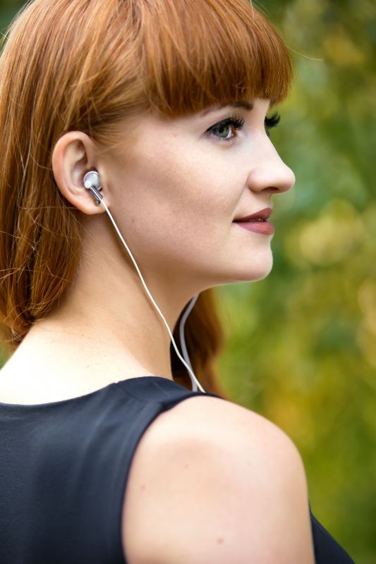 Навушники Panasonic RP-HJE118GU In-ear Сілвер