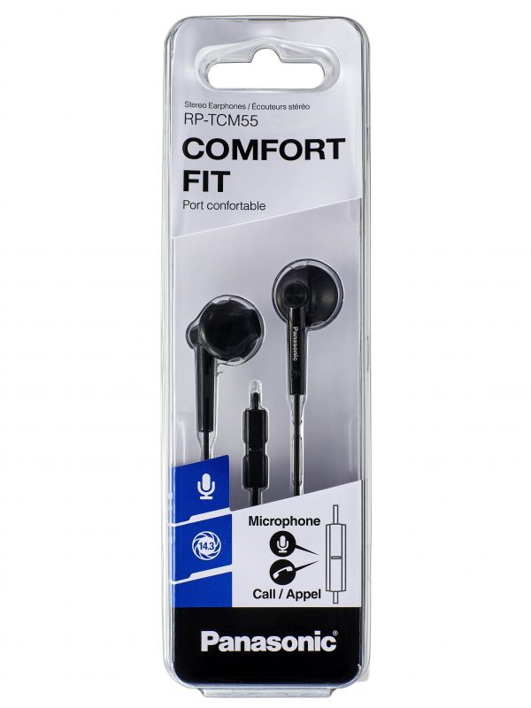 Навушники Panasonic RP-TCM55GC In-ear Mic Чорний