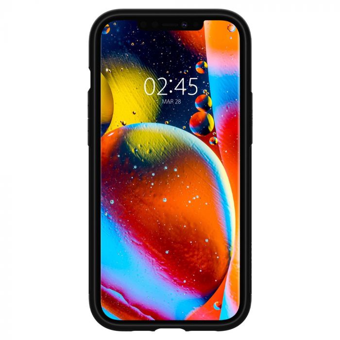 Чохол Spigen для iPhone 12 / 12 Pro Slim Armor, Black