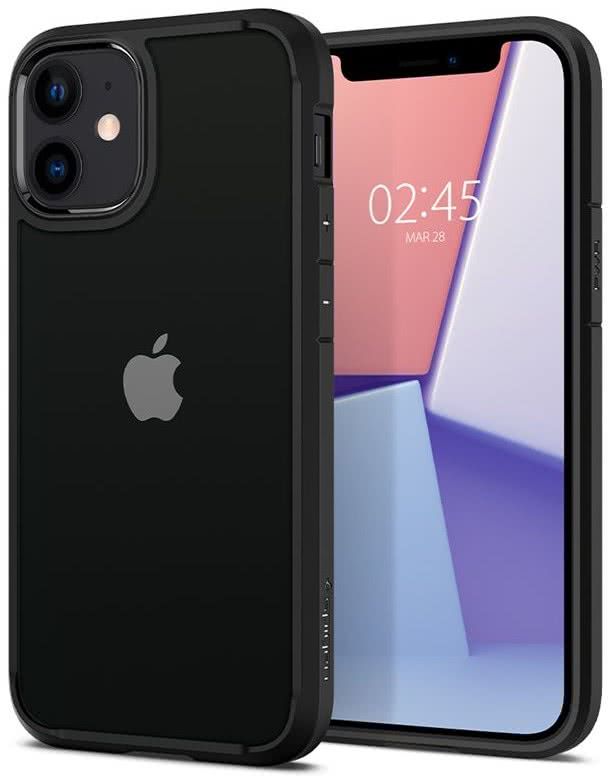 Чохол Spigen для iPhone 12 mini Crystal Hybrid, Matte Black