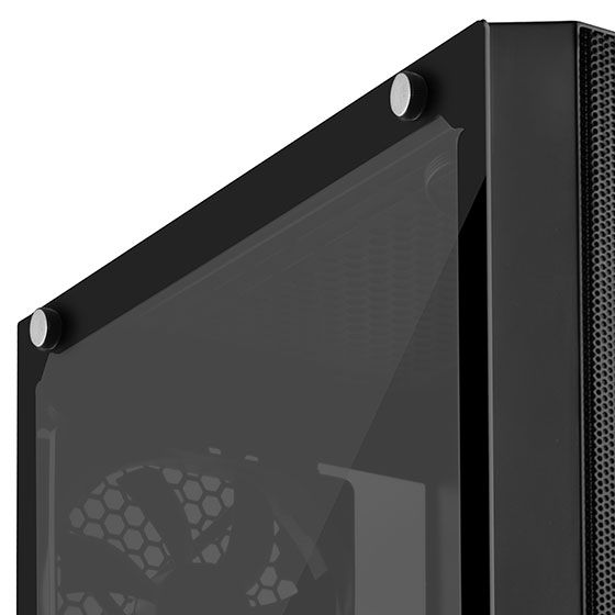 Корпус SilverStone PRECISION PS15B-PRO, MiniT,USB3.0Type-Ax2,3x120мм ARGB,скло(бічна панель),без БЖ,чорний