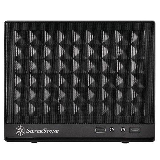 Корпус SilverStone SUGO SG13B-C, MiniITX,USB Type-C x1,USB3.0x1,сітка (передня панель),без БЖ,чорний