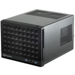 Корпус SilverStone SUGO SG13B-C, MiniITX,USB Type-C x1,USB3.0x1,сітка (передня панель),без БЖ,чорний