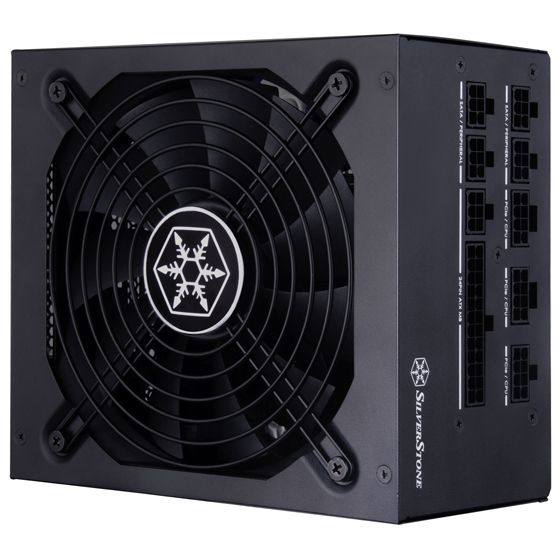 Блок живлення SilverStone STRIDER ET600-MG (600W), 80+Gold,aPFC,14см,24+8,8xSATA,4xPCIe,+3, модульний
